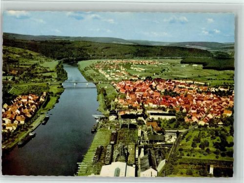Erlenbach Luftaufnahme Fluß-Werft
