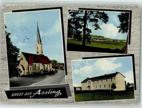Aßling Ortsansichten Kirche