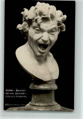 Anima dannata - Büste - Roma-Bernini AK