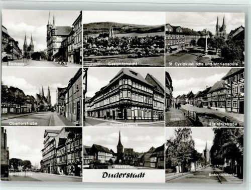 Duderstadt Westertor Obertorstrasse Steintorstrasse
