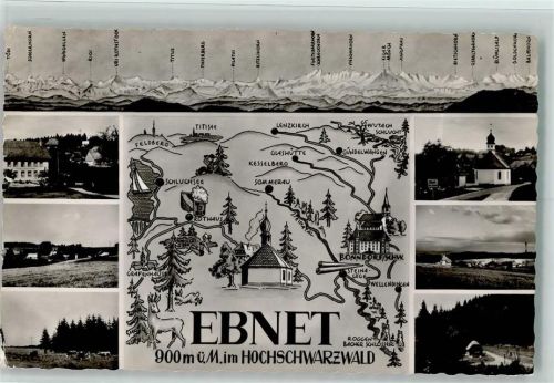 Ebnet Landkarte Berge