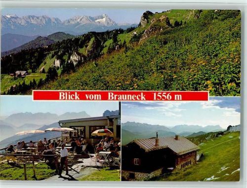Brauneck Brauneck Gedächnishütte Gartenterrasse
