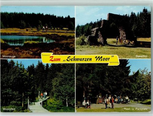 Hausen Das Schwarze Moor Moorauge Basalttor Moorpfad