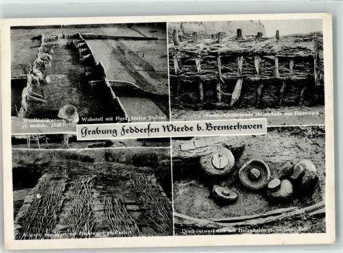 Bremerhaven Grabung Feddersen Wierde RS,. Chronik