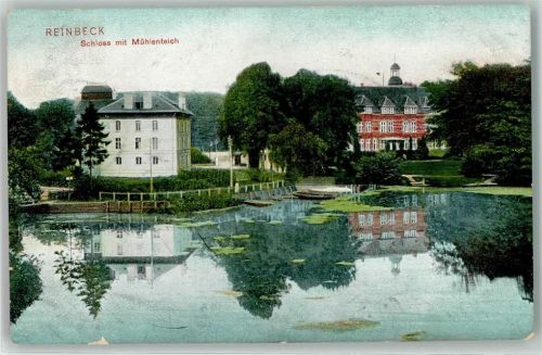 Reinbek 1906 Schloss Mühlenteich