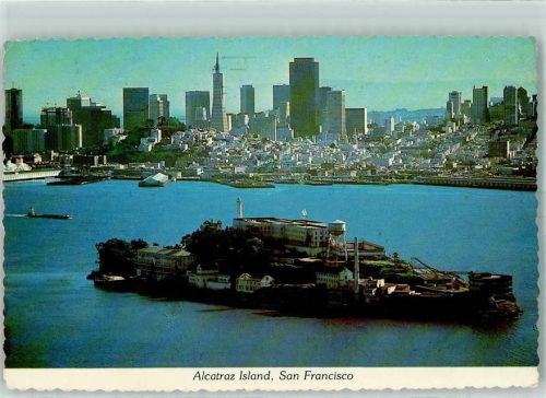 San Francisco 1975 Alcatres Island Gefängnis AK
