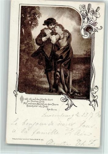 1900 Jugendstil Serie - gute Erhaltung AK