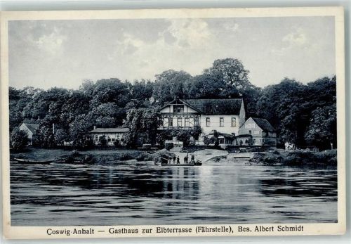 Coswig Gasthaus zur Elbterrasse, Fährstelle