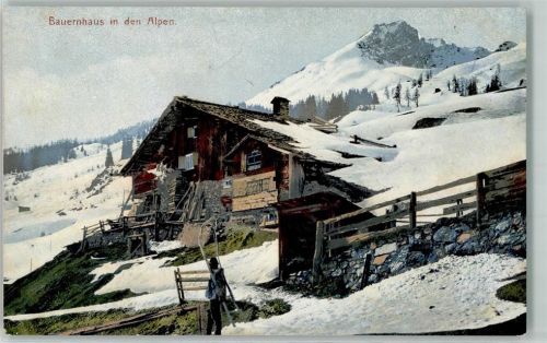 Bauernhaus in den Alpen