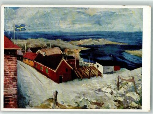 Landschaft in Schweden Mann Albert Bild 10/II
