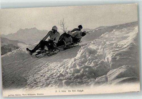 Bobsleigh Verlag J.J. 5594 Jullien freres