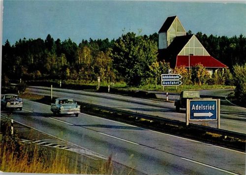 Adelsried Autobahnkirche Maria Schutz der Reisenden