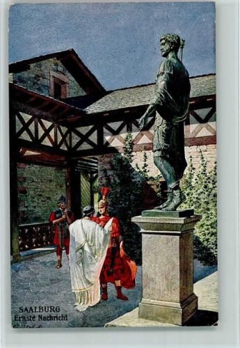Saalburg 1914 Ernste Nachricht Denkmal Römische Wachen