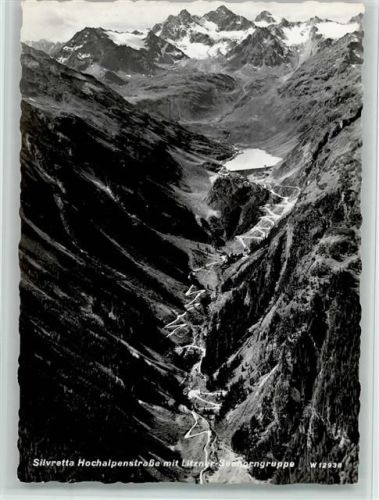 Silvretta Hochalpenstraße mit Litzner , gute Erhaltung