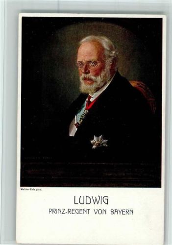 Prinzregent Ludwig mit Orden AK Verlag Abshagen Nr. 4400 AK Gute Erhaltung