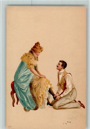 Pinkante Erotik - zeig her deine Füsse AK gute Erhaltung Hegedüs-Geiger, R. - H.G.R. 1898