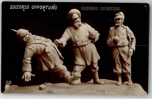 Socorro Oportuno Skulpturen Deutschland wir umgestossen