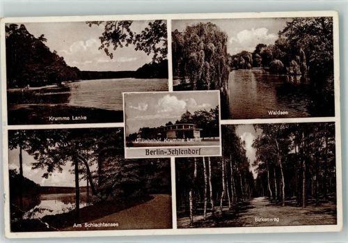 Zehlendorf Krumme Lanke Schlachtensee Birkenweg Waldsee