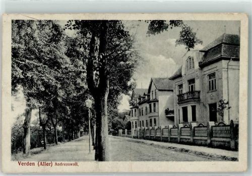 Verden 1918 Andreaswall Feldpost Reserve-Lazarett