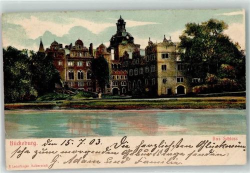 Bückeburg 1903 Schloss