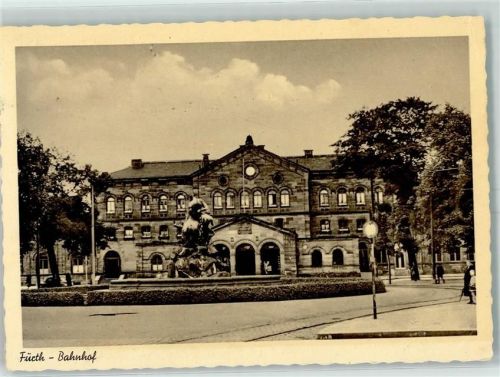 Fürth 1954 Bahnhof