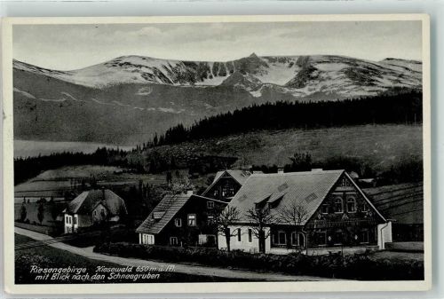 Kiesewald im Riesengebirge mit den Schneegruben