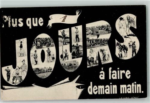Amiens 1906 mehr als 1 Tag ist morgen Früh zu tun Ort lt. Stempel