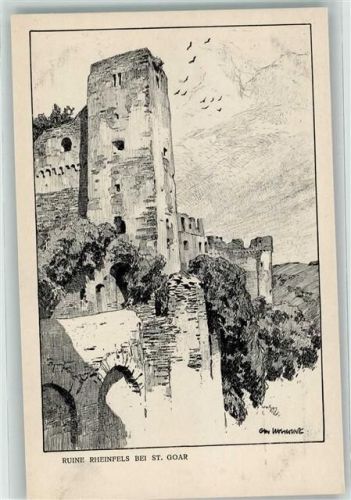 St. Goar Serie Der Rhein Nr. 4 Ruine Rheinfels
