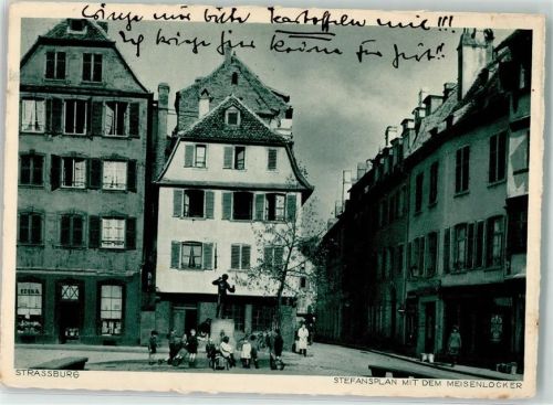 Strasbourg Stefansplan mit dem Meisenlocker Verlag Hoffmann, Heinrich STR.06