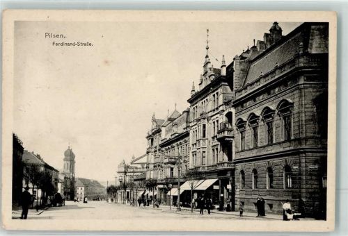 Plzen Ferdinand Straßenbahn