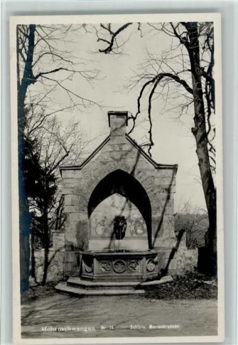 Hohenschwangau Schloß Marienbrunnen AK Brunnen