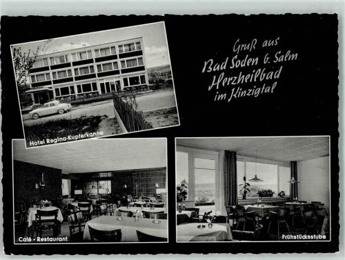 Bad Soden-Salmünster Hotel Regina-Kupferkanne Gaststube Frühstückzimmer
