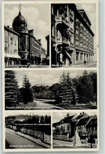 Ljubljana Tivoli Park im Schloss