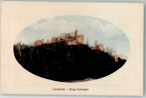 Landstuhl 1919 Burg Sickingen Foto-AK