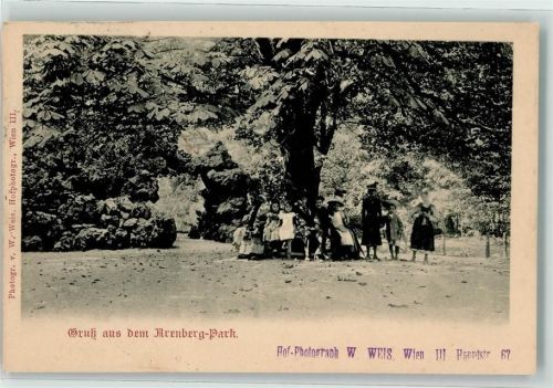 Wien 1901 Arenberg Park