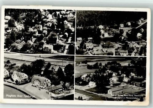 Nyköping Fliegeraufnahme Foto AK Tystberga