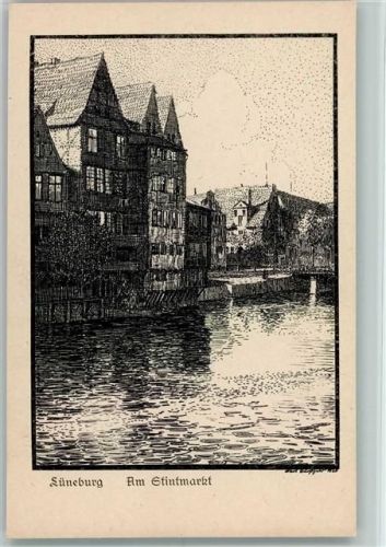 Lüneburg Am Stintmarkt sign