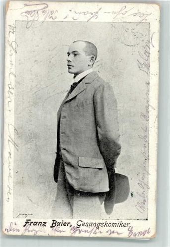 1903 Franz Baier Gesangskomiker Variete