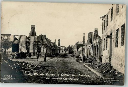 Domnau Foto Kühlewindt WK I Zerstörungen