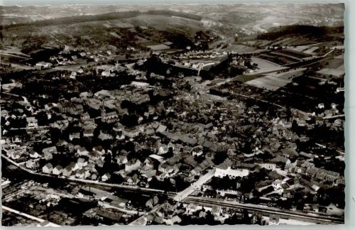 64823 W6114 Groß-Umstadt Foto AK Fliegeraufnahme Strähle Bild Nr. 8-2709