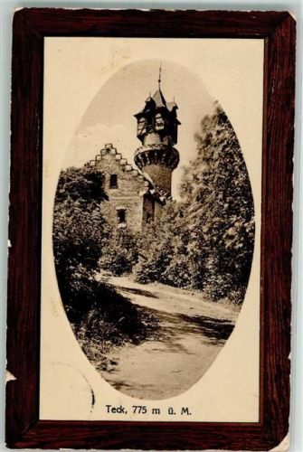 Teck 1915 Burg Feldpost WK I Passpartout