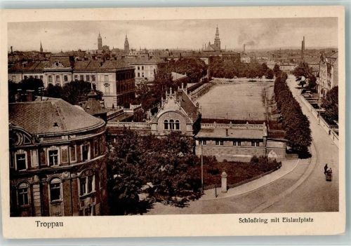 Opava Troppau - Schlossring Eislaufplatz