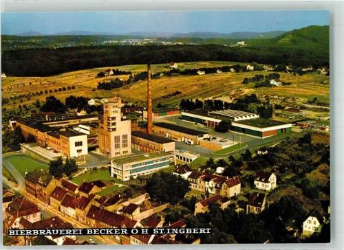 St. Ingbert Brauerei Becker Fliegeraufnahme Azur-Luftbild