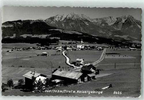 Söll mit Kaisergebirge Flugpost
