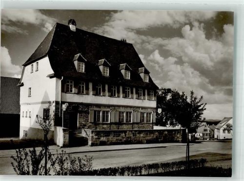 75399 W7267 Unterreichenbach , Kr Calw Foto AK Gasthaus Pension Adler OT Grunbach