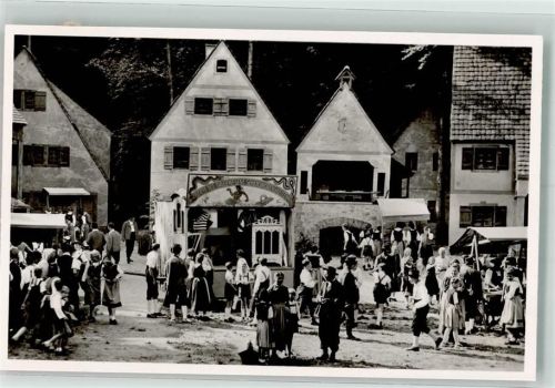 Heidenheim 1950 Naturtheater die Pfingsorgel Foto AK