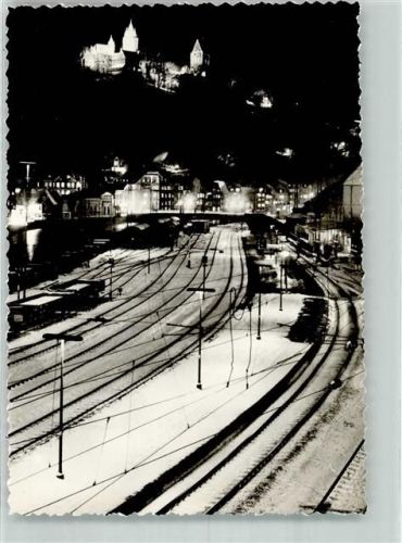Altena Bahnhof Burg Winter