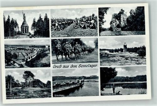 Sennelager Truppenübungsplatz Hermanns-Denkmal In der Senne Externsteine Neues Lager Diebesturm Stausee Hannes-See