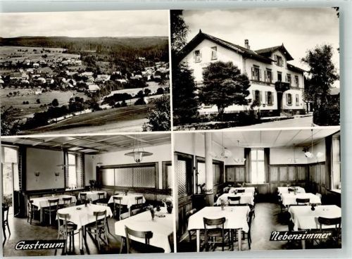 Ühlingen Gasthaus Pension zum Posthorn Gastraum Nebenzimmer