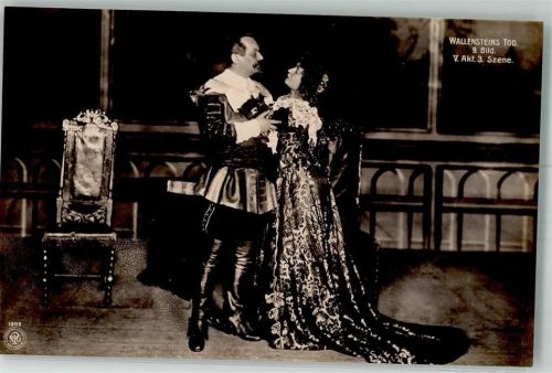 Wallenstein Tod 9. Bild V. Akt 3. Szene Theater Verlag NPG 1905
